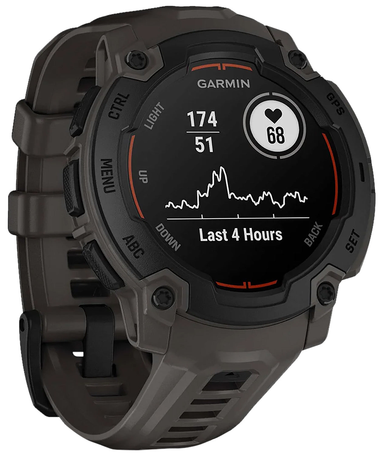 Умные часы Garmin Instinct E 45mm Black with Charcoal Band HK