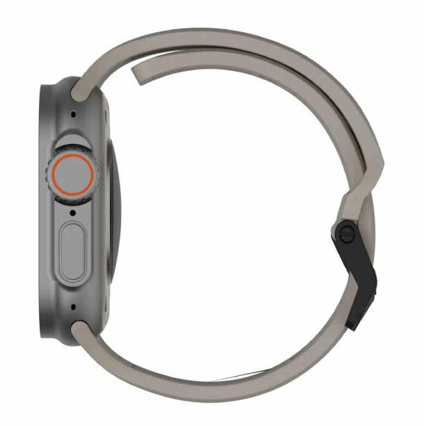 Ремешок силиконовый UAG Scout Silicone для Apple Watch 49/45/44/42мм, титан