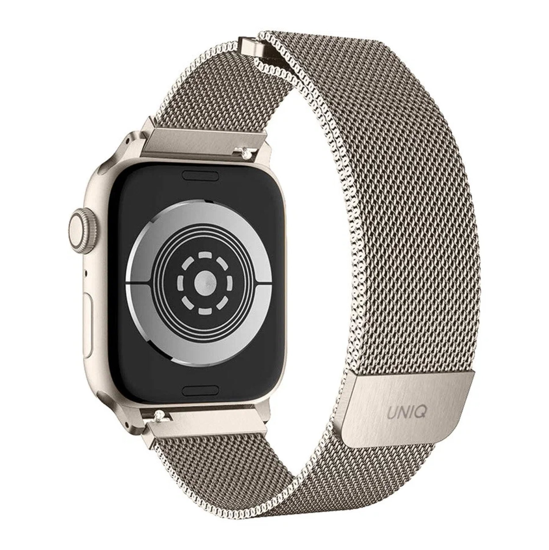 Ремешок Uniq Dante Strap Mesh Steel Starlight для Apple Watch 42/41/40 mm