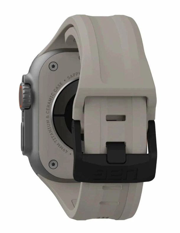 Ремешок силиконовый UAG Scout Silicone для Apple Watch 49/45/44/42мм, титан