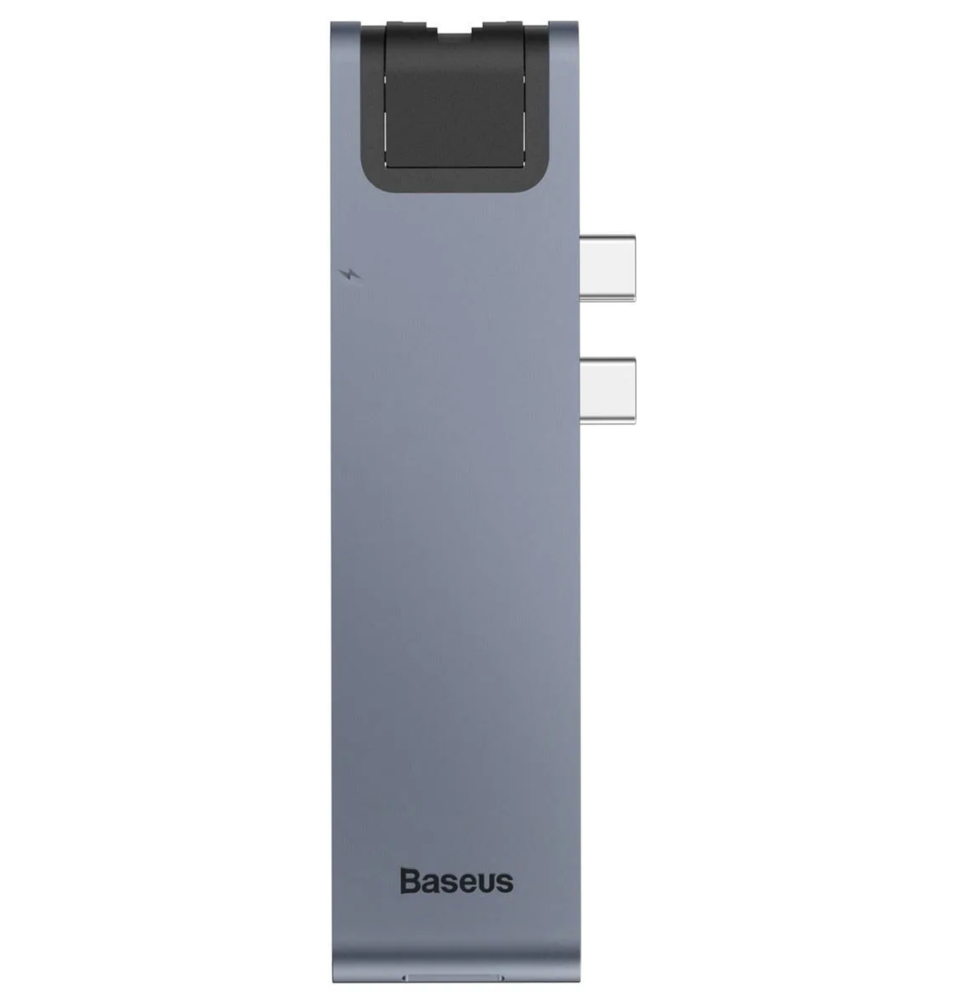 Адаптер Baseus CAHUB-L0G Dual Type C -> 2х USB, Type C, HDMI, Flash card, RJ45
