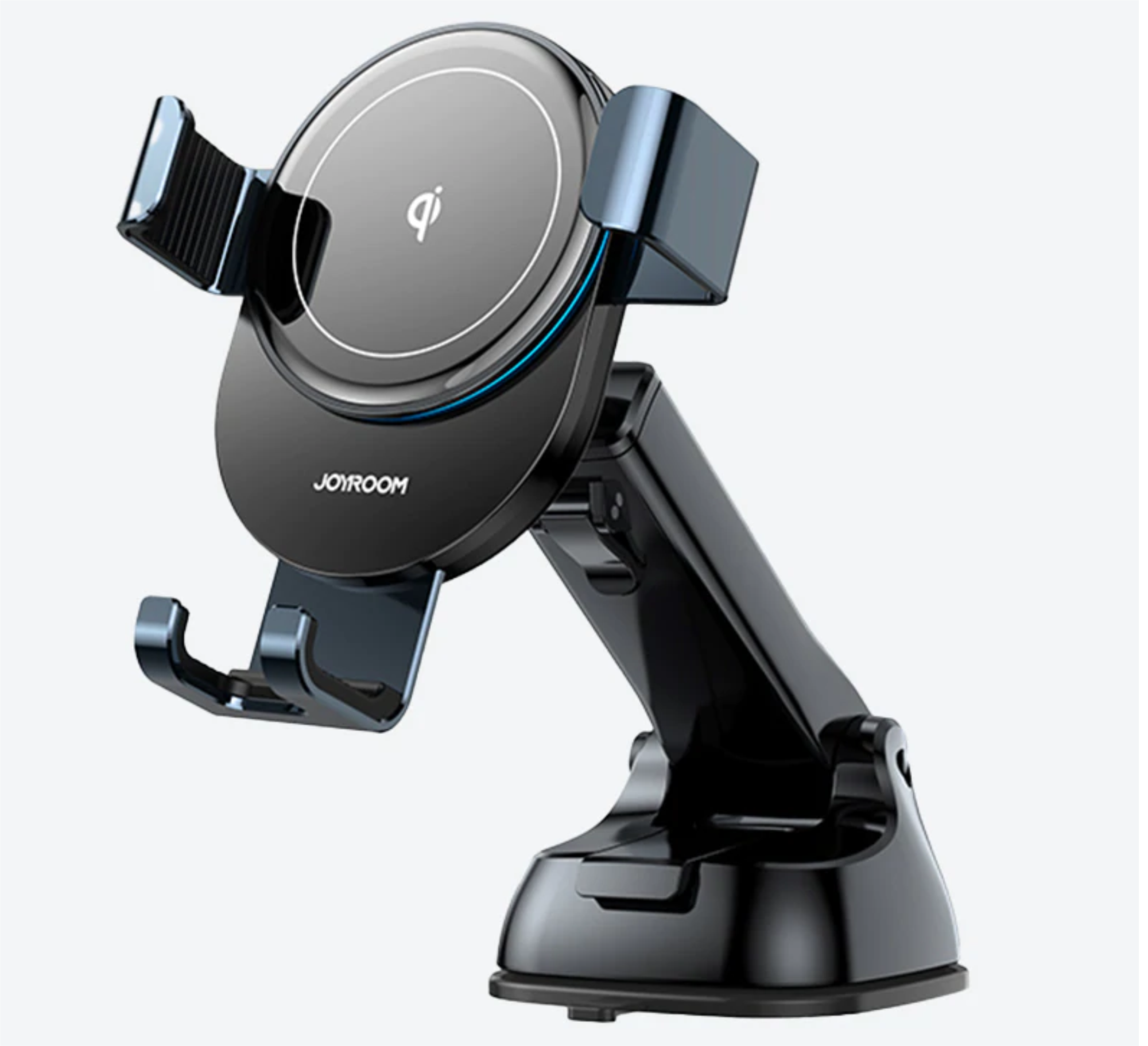 Автомобильный держатель + беспроводное ЗУ JOYROOM Wireless Charging Gravity Car Holder, темно-серый