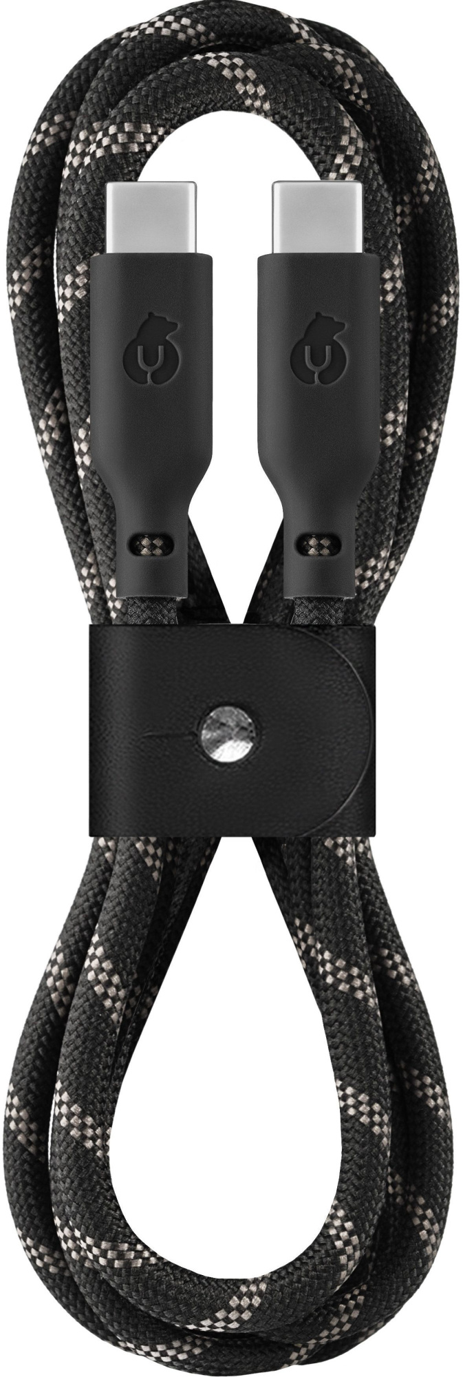 Кабель Ubear Trend Cable USB-C/USB-C 1.2м, 60W, цвет: черно-бежевый