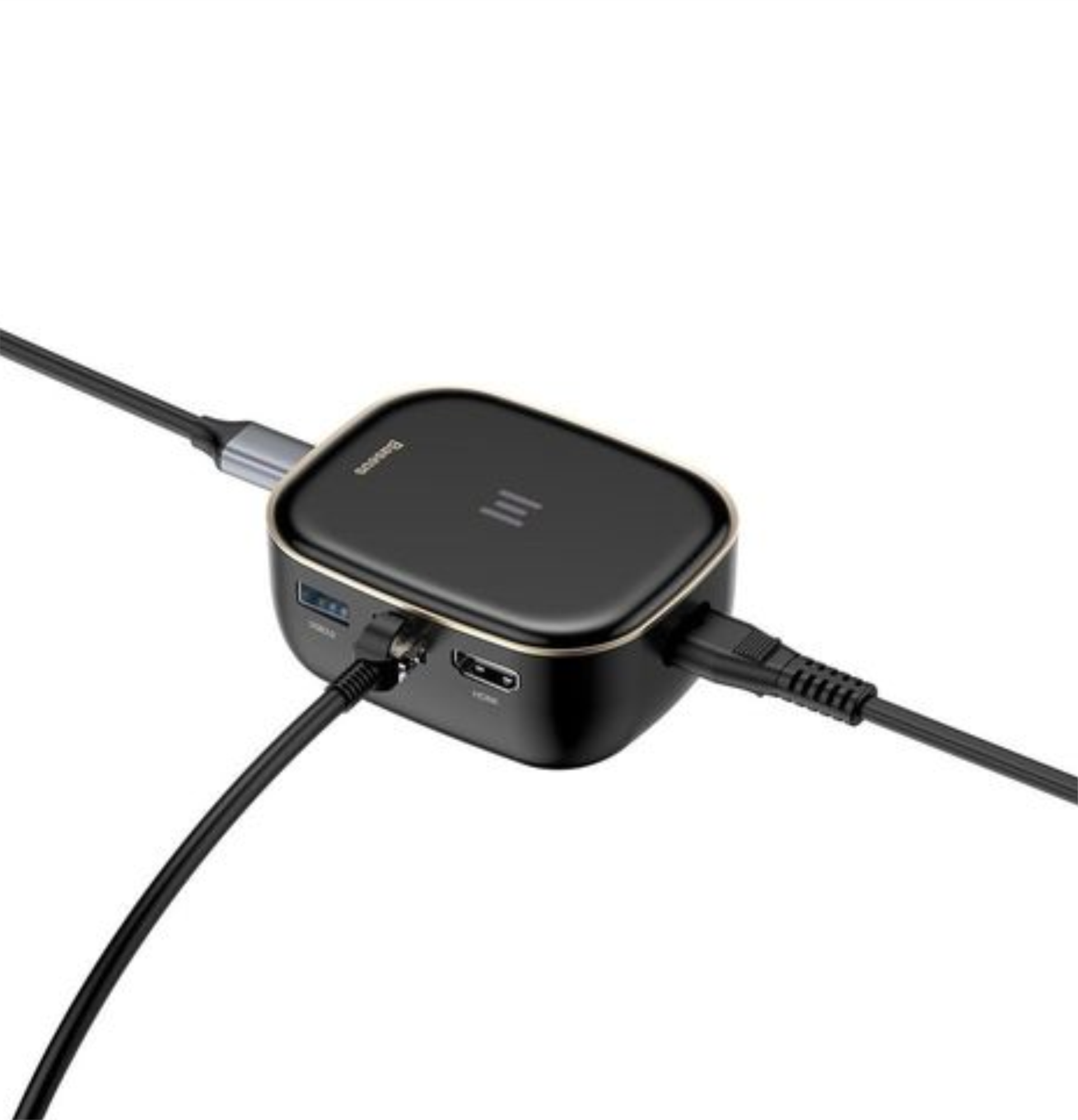 Адаптер Baseus CAHUB-AU01 Type C -> 2х USB, Type C, HDMI, Flash card, RJ45