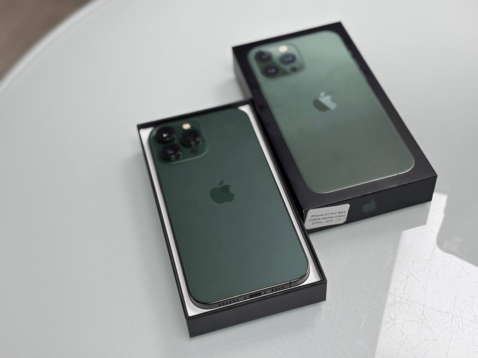 iPhone 13 Pro Max 256Gb Alpine Green (77%) - Б/У . . + iPhone 13 Pro Max 256Gb Alpine Green (77%) - Б/У . . +
